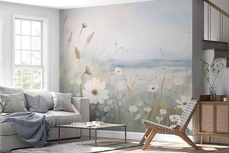 wall murals Flower field w04867