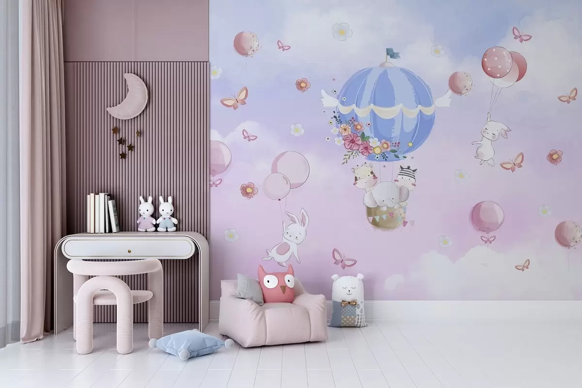 wall murals Fairytale animals w04761
