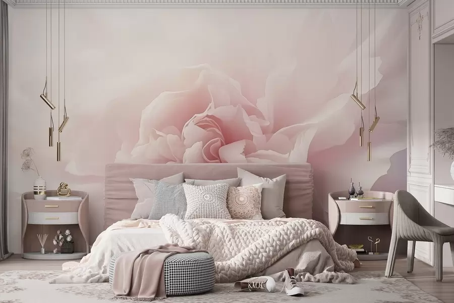 wall murals Petals, large flower w04891