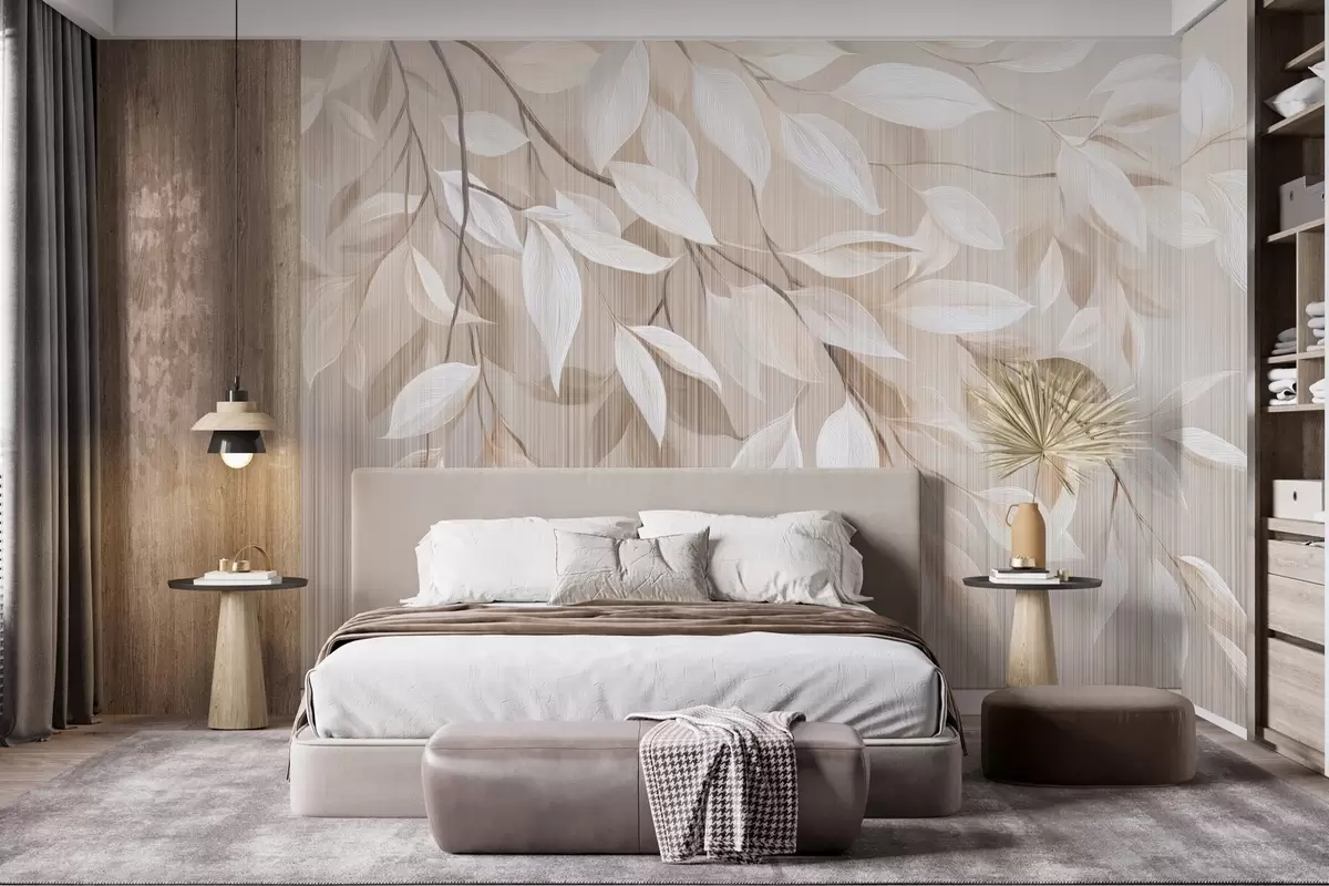 wall murals Hanging tree branch w04903