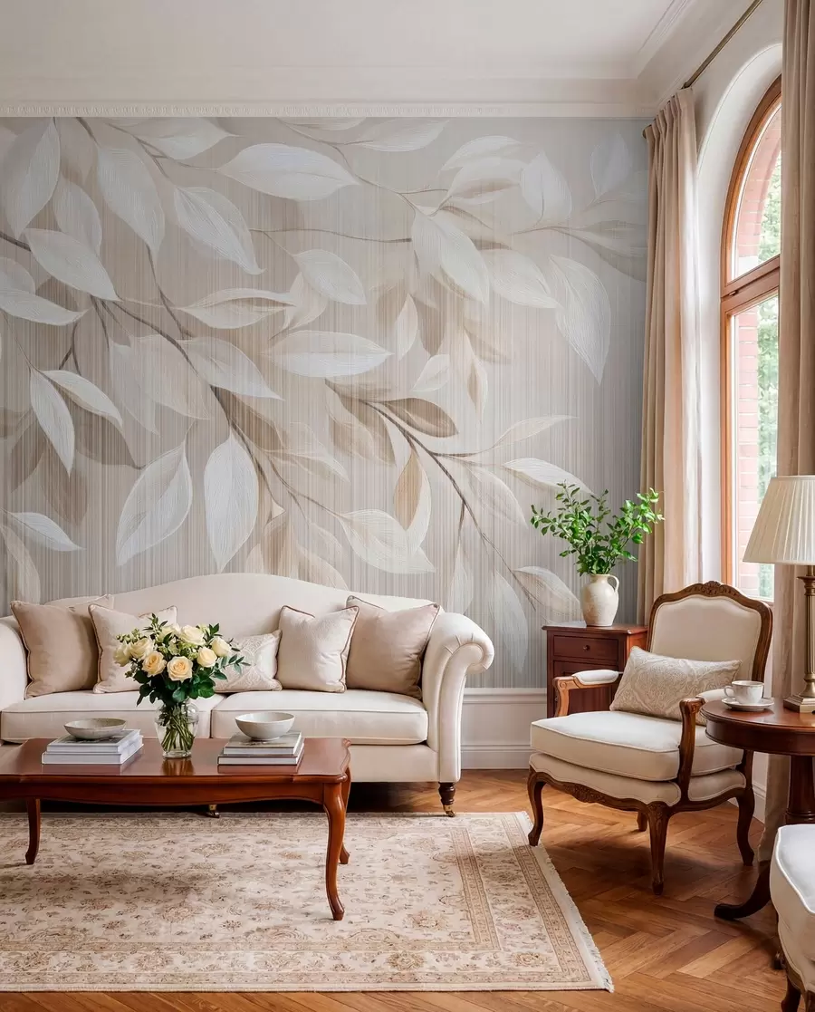 wall murals Hanging tree branch w04903