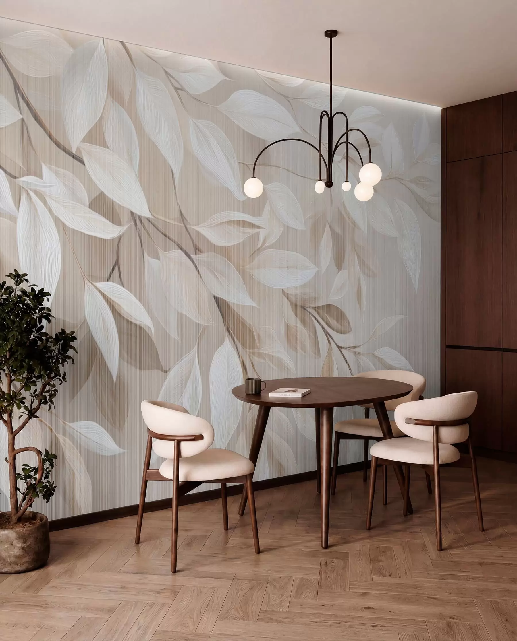 wall murals Hanging tree branch w04903