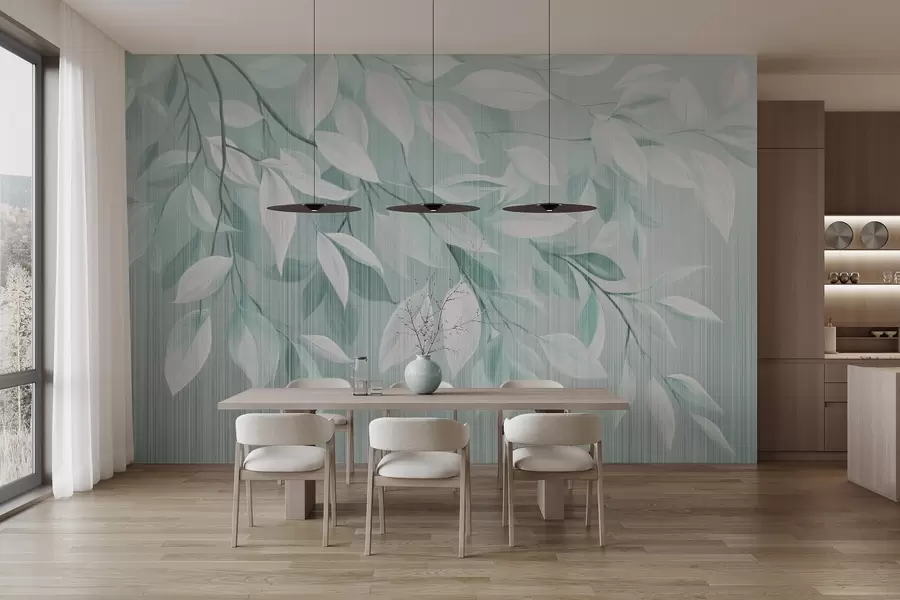 wall murals Hanging tree branch w04903v1