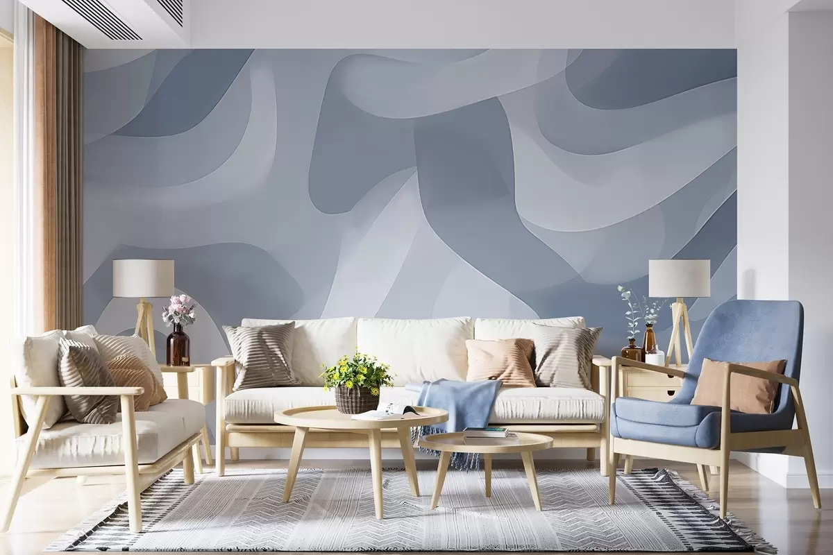 wall murals Abstract waves w04888v2