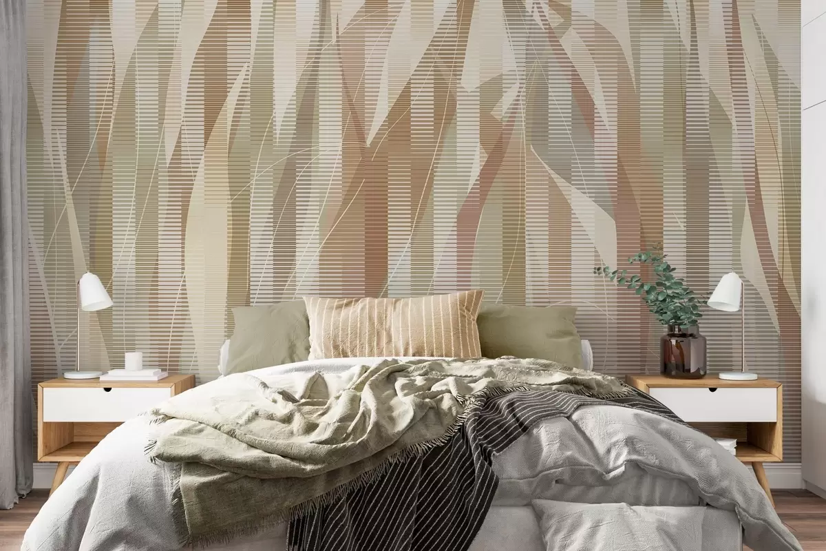 wall murals Intertwining elements w04945