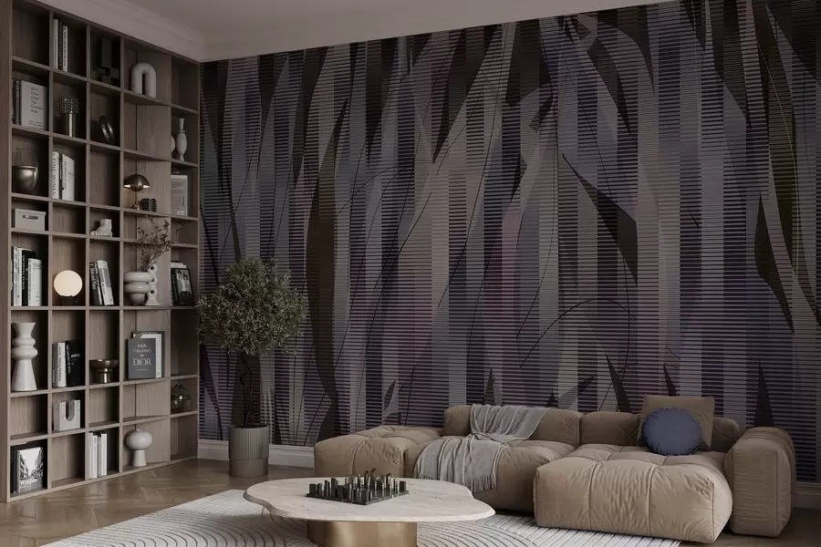 wall murals Intertwining elements w04945v1