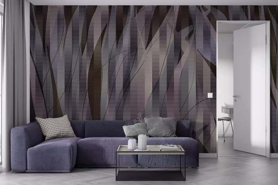 wall murals Intertwining elements w04945v1