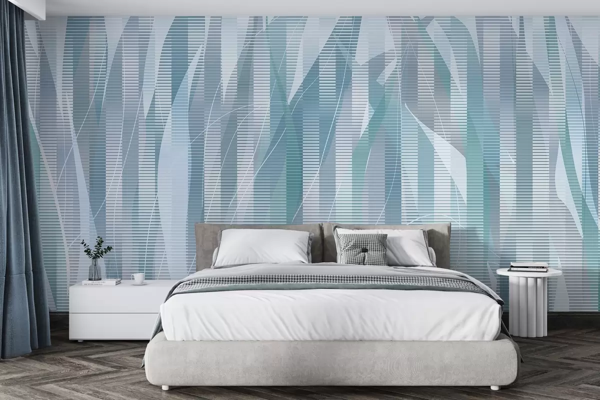 wall murals Intertwining elements w04945v3