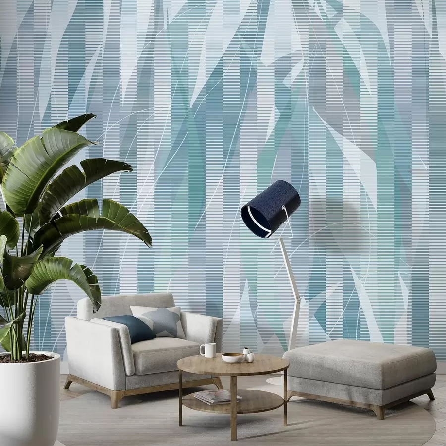 wall murals Intertwining elements w04945v3