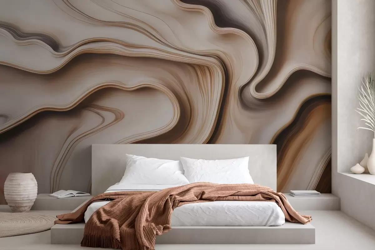 wall murals Graceful waves w04946