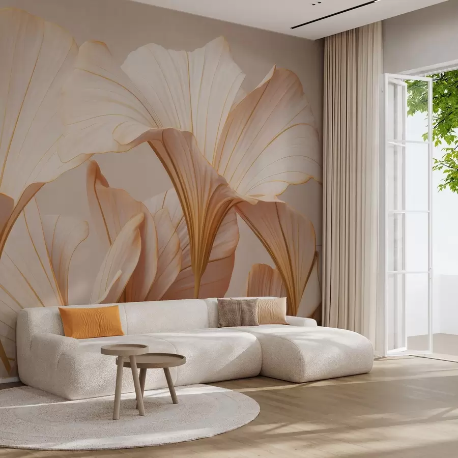 wall murals Large buds w04947