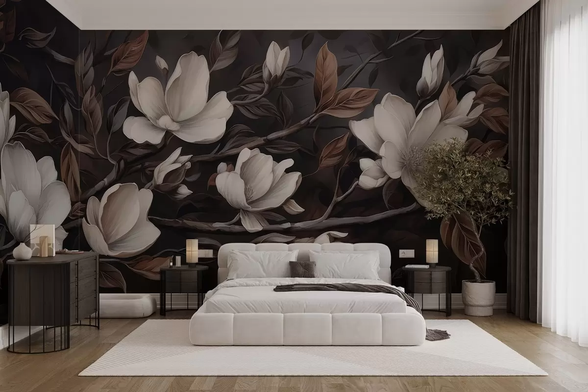 wall murals Elegant tree branch w04950