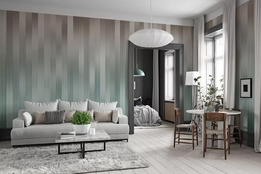 wall murals Harmony of vertical lines w04952