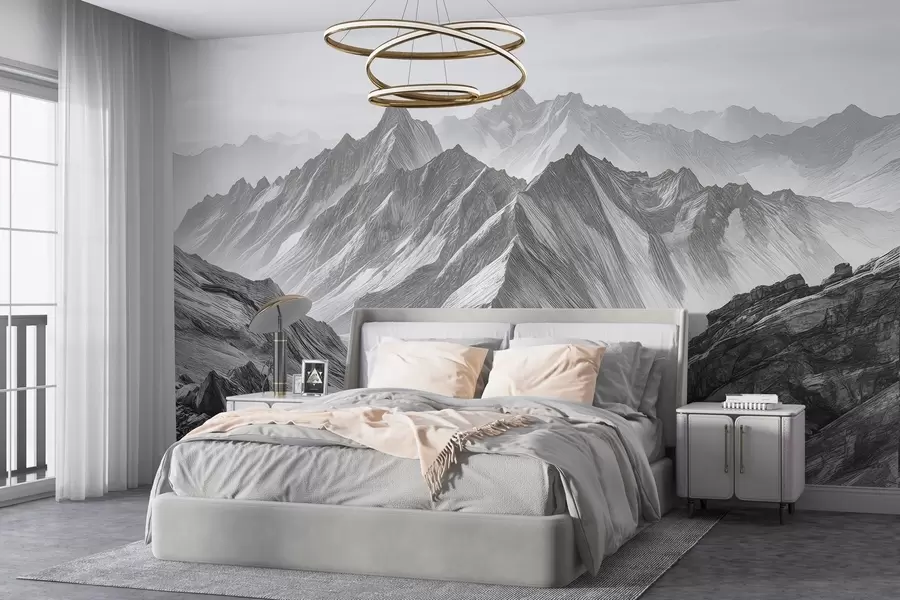 wall murals Exquisite mountains w04997