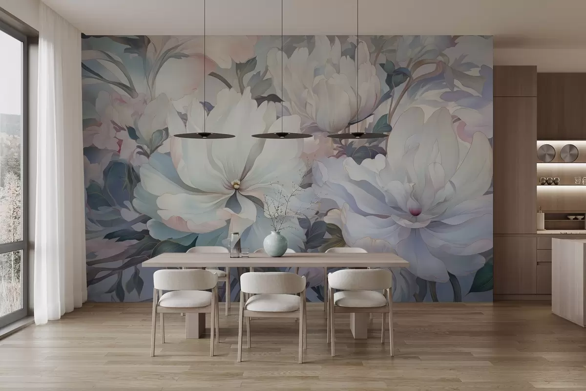 wall murals Floral symphony w04999