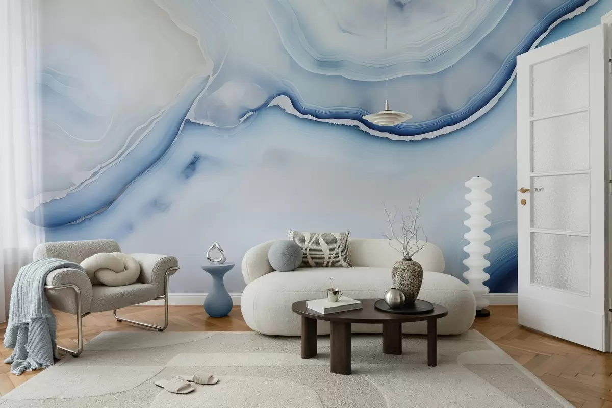 wall murals Delicate marble w05000