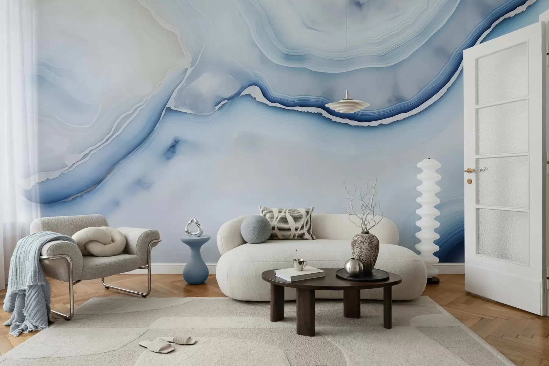 wall murals Delicate marble w05000