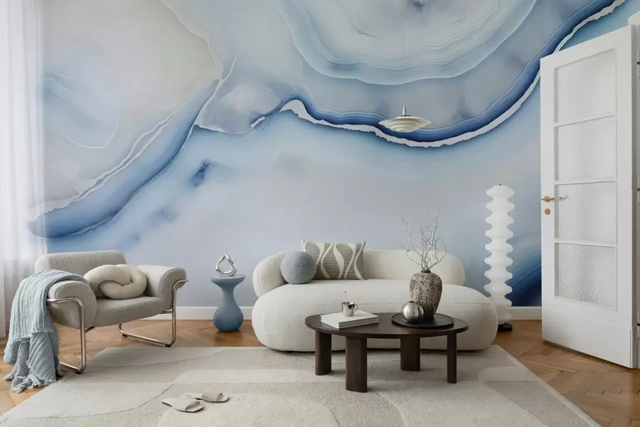 wall murals Delicate marble w05000