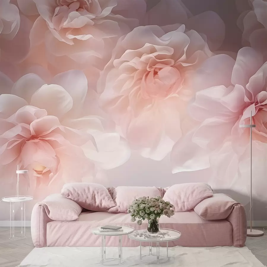 wall murals Peonies w04919
