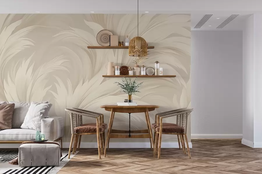 wall murals Abstract leaves w04987