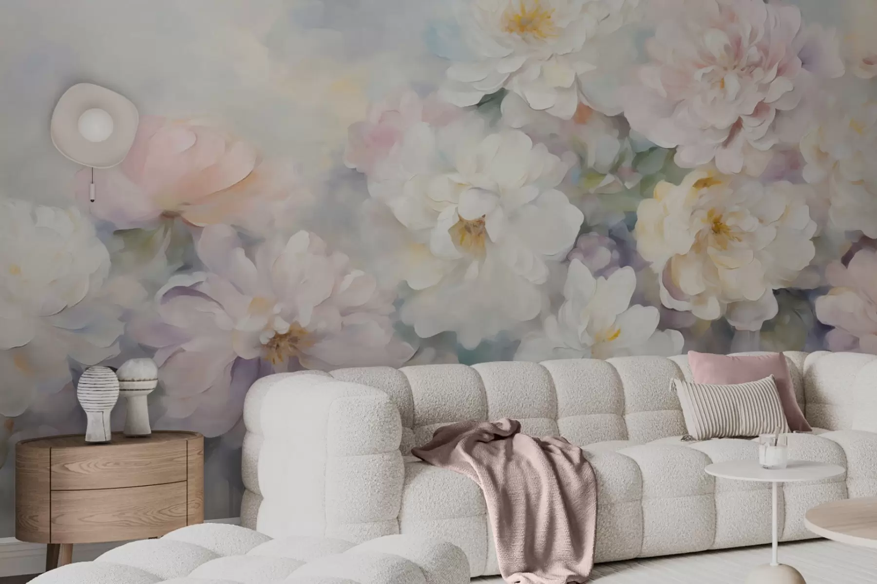 wall murals Delicate flowers w09595