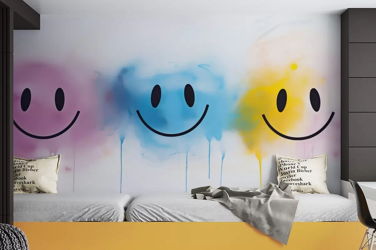 wall murals Smileys w09600