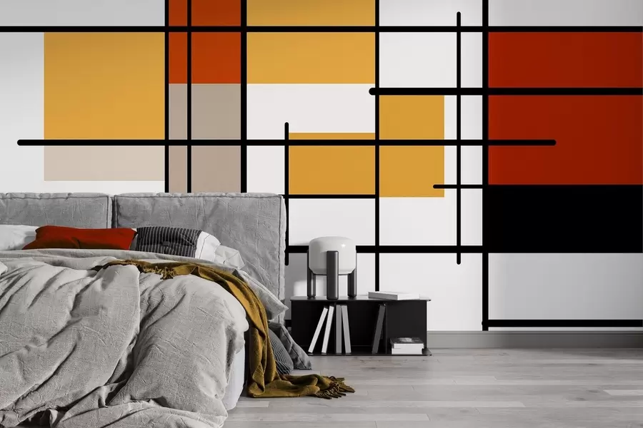 wall murals Bright Geometry w05008