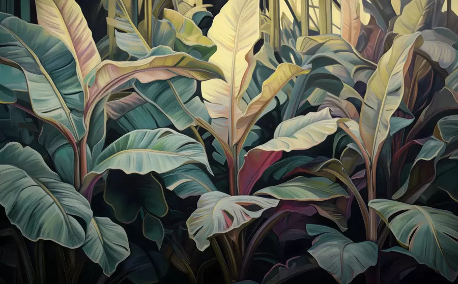 wall murals Tropical Tranquility w05013