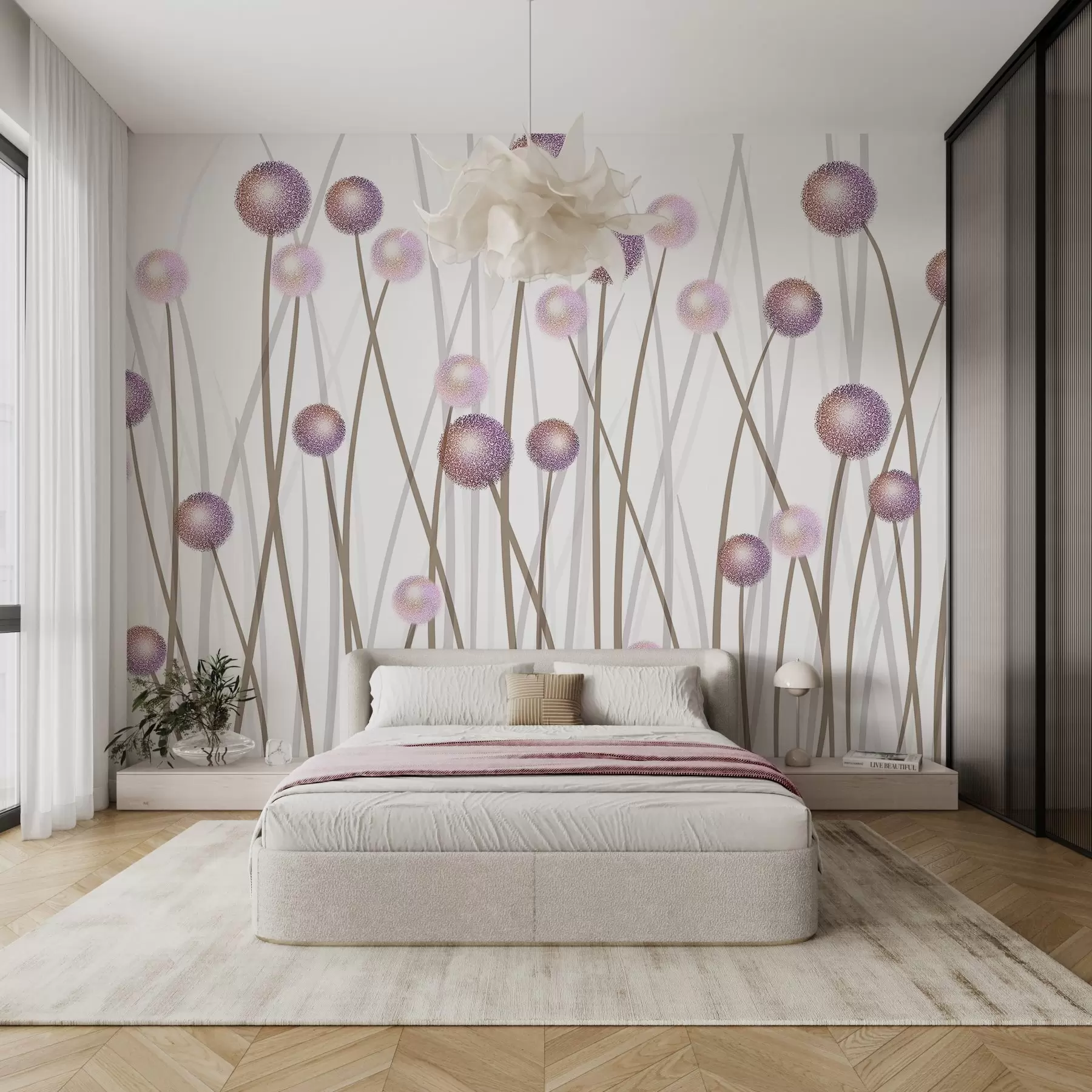wall murals Aerial stems w04994