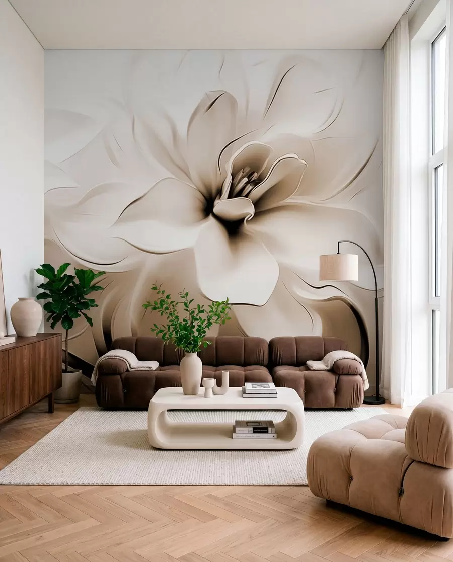 wall murals Fantasy flowers w04984