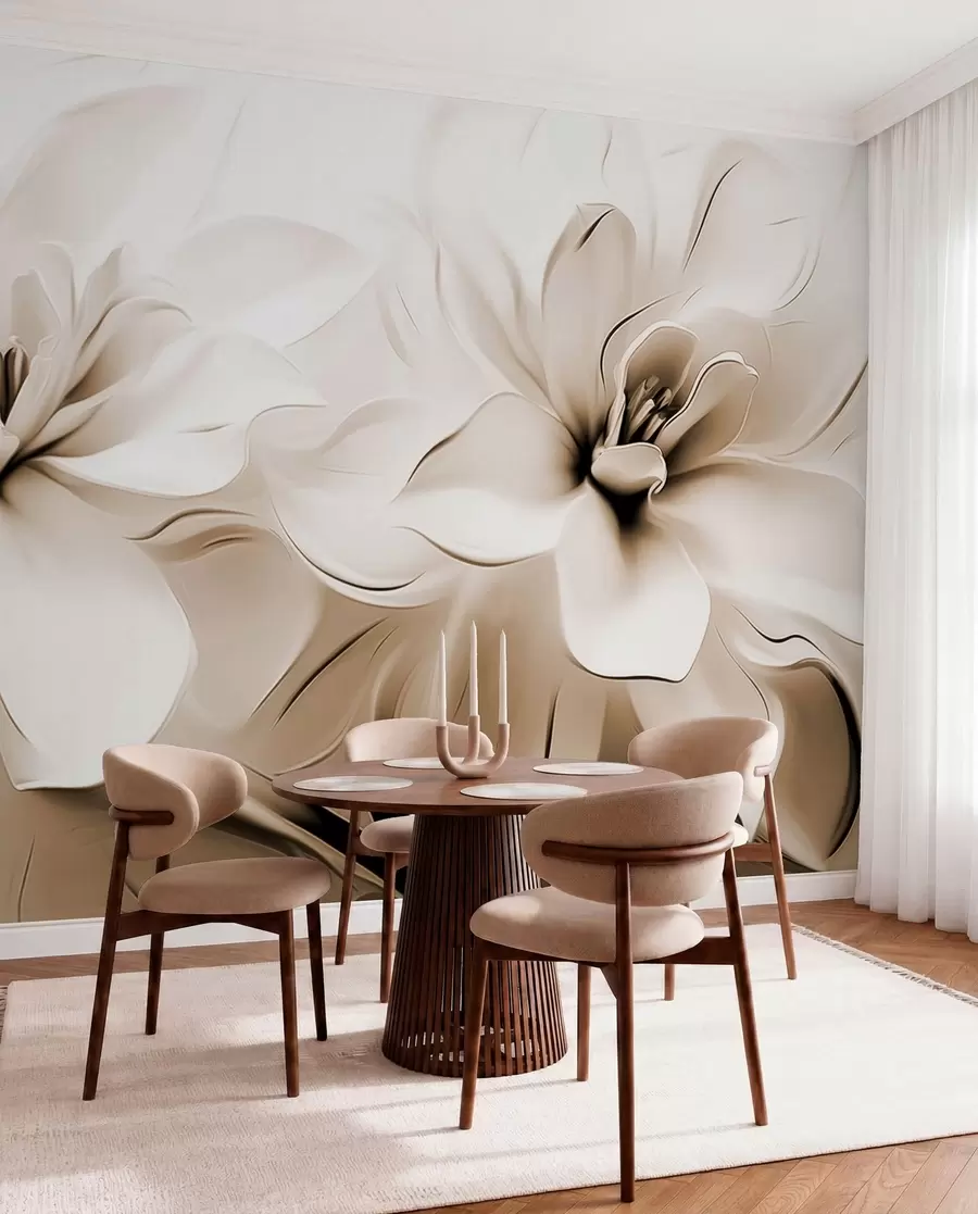 wall murals Fantasy flowers w04984