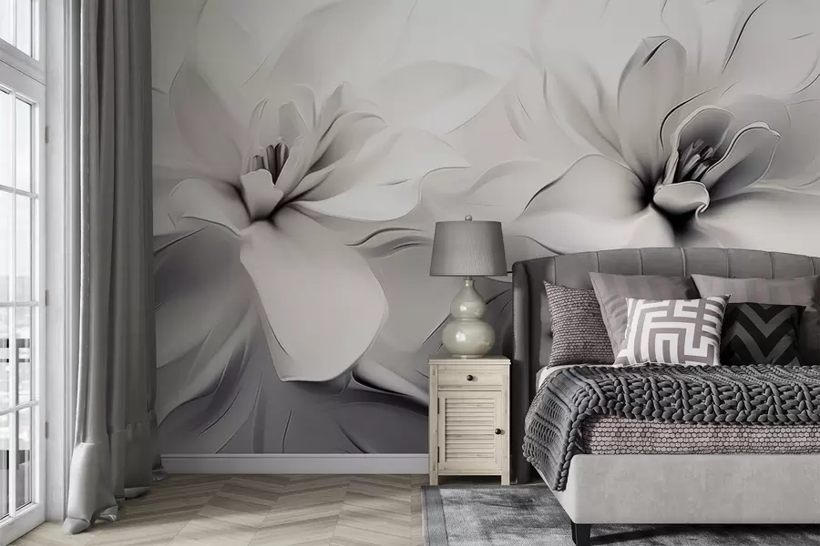 wall murals Fantasy flowers w04984v1