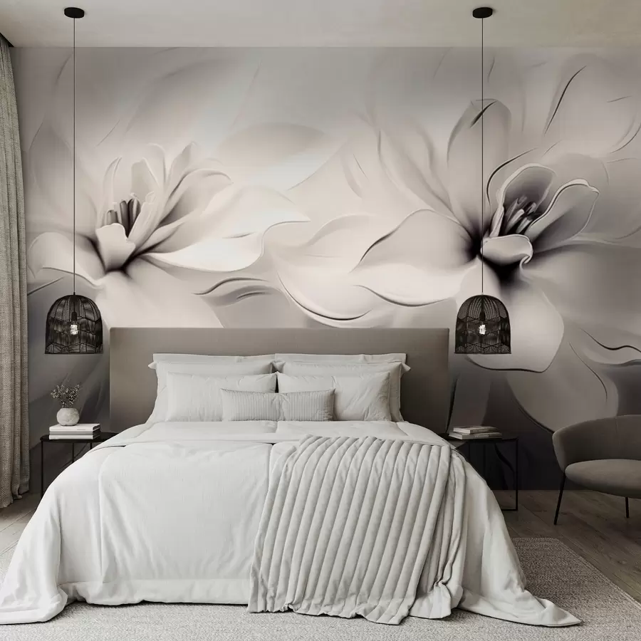 wall murals Fantasy flowers w04984v1