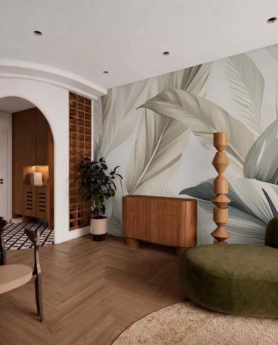 wall murals Banana leaves w04988
