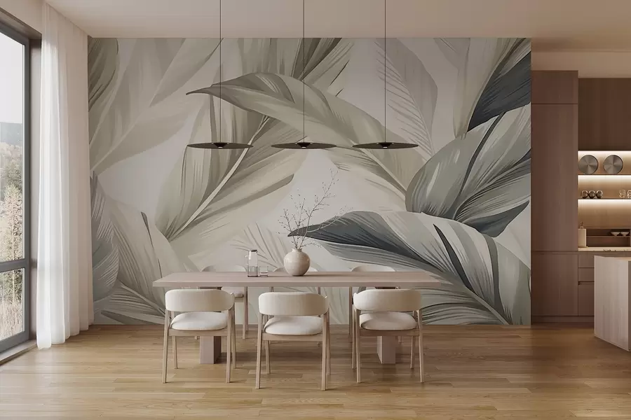 wall murals Banana leaves w04988