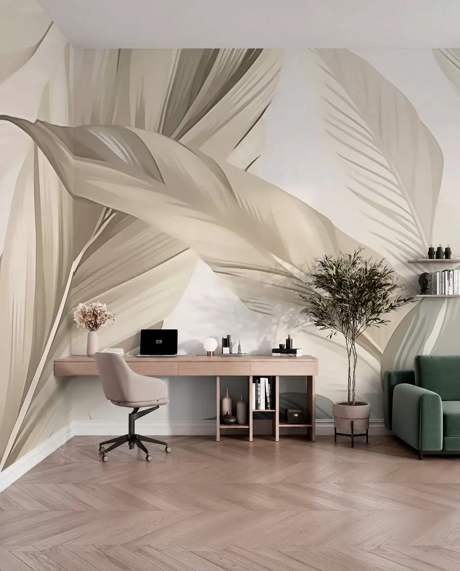 wall murals Banana leaves w04988