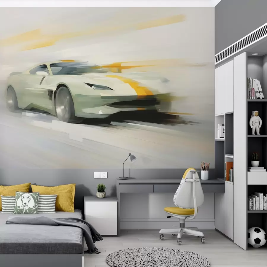 wall murals Car imitation painting w04529