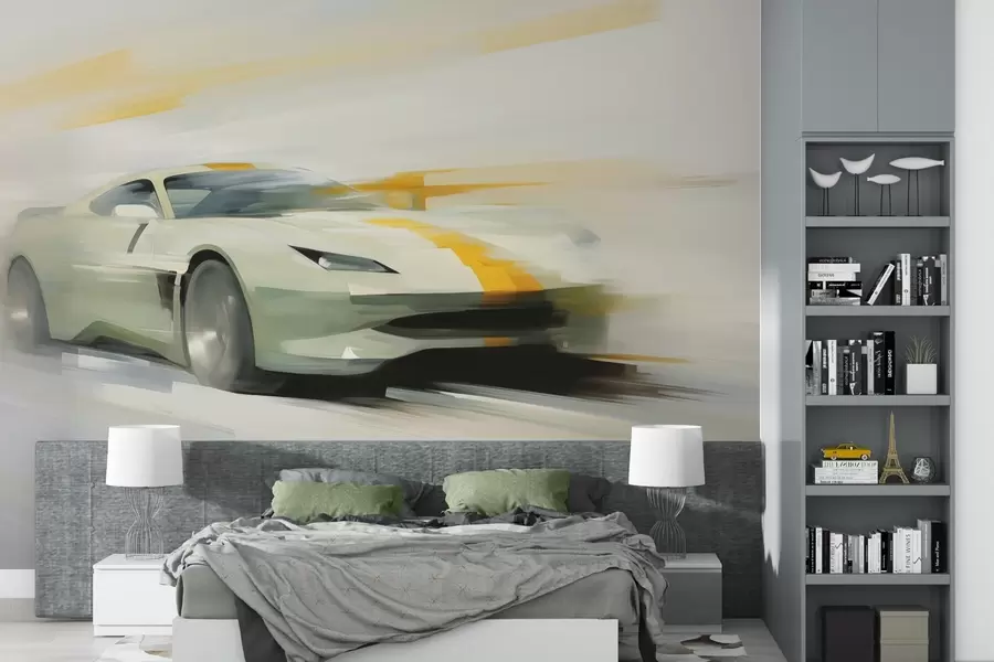 wall murals Car imitation painting w04529