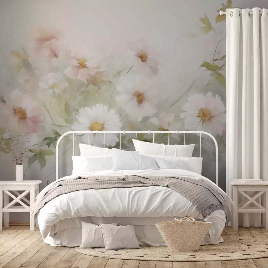 wall murals Delicate flowers imitation of painting w04906