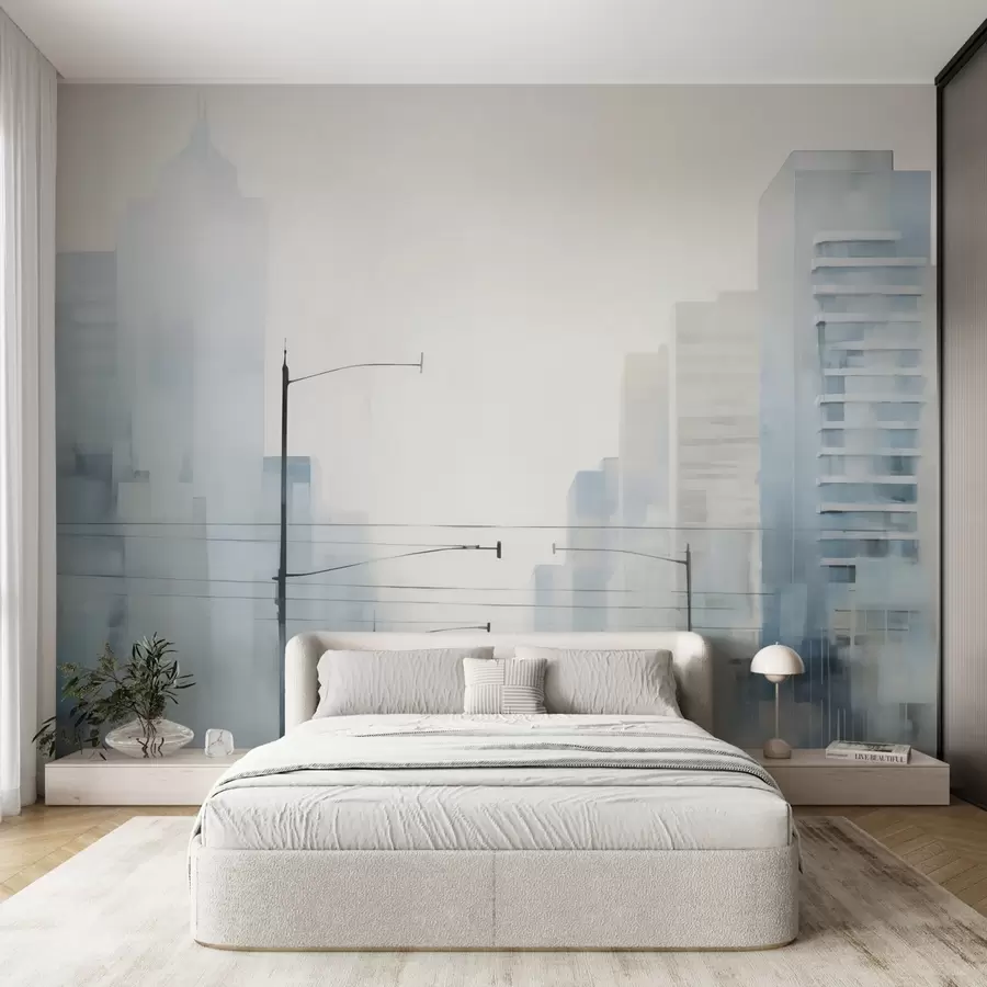 wall murals Abstract city w05074