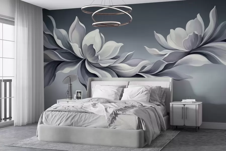 wall murals Elegant Petal Branch w05042