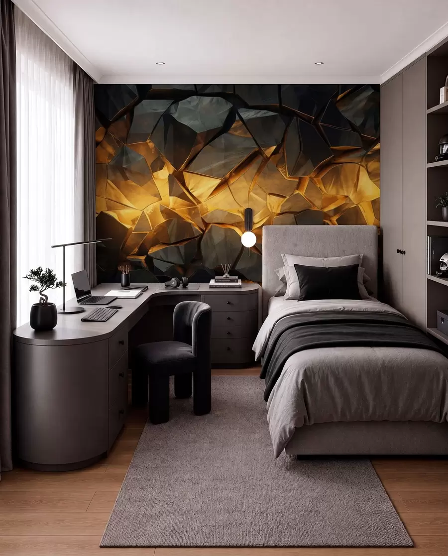 wall murals Watercolor Stone Imitation w05045