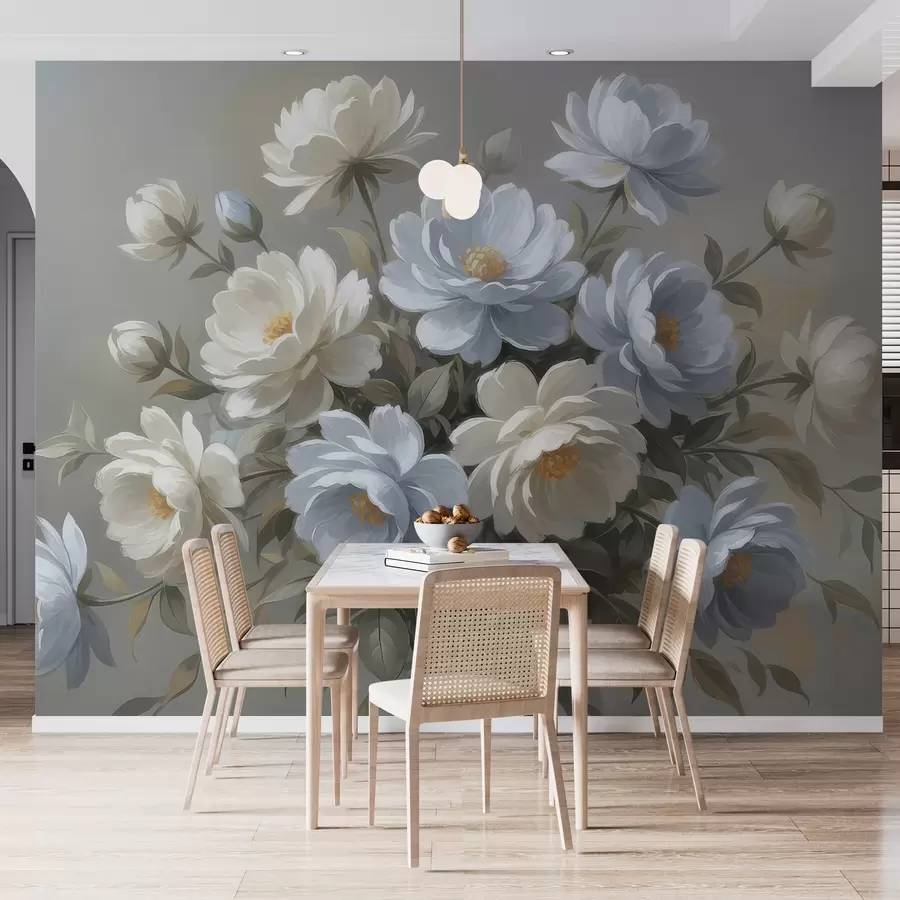 wall murals Delicate Flower Bouquet w05049