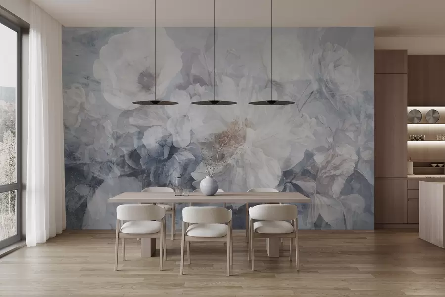 wall murals Misty Flower Dream w05052