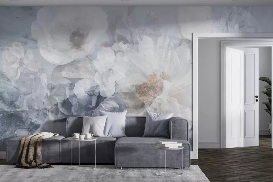 wall murals Misty Flower Dream w05052