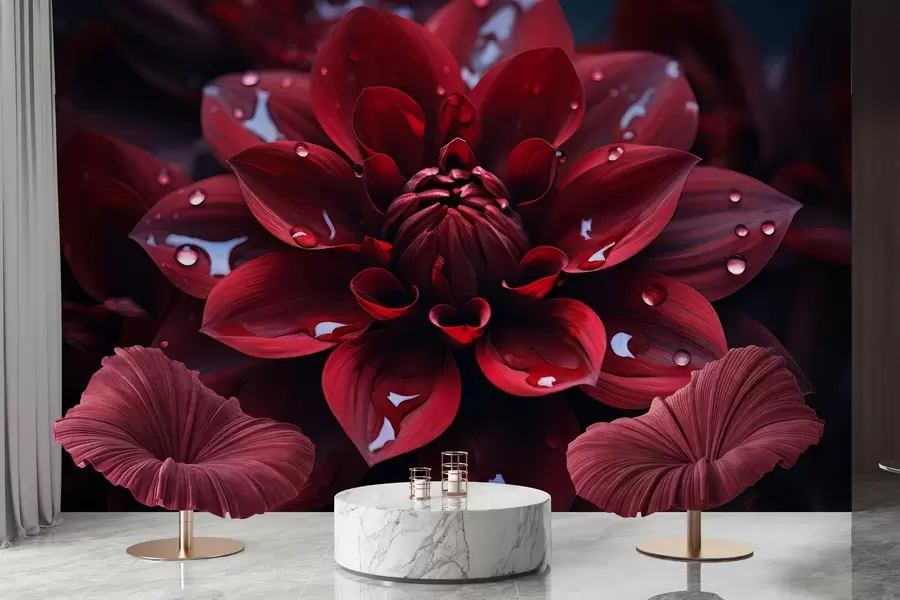 wall murals Juicy Сhrysanthemum w05057