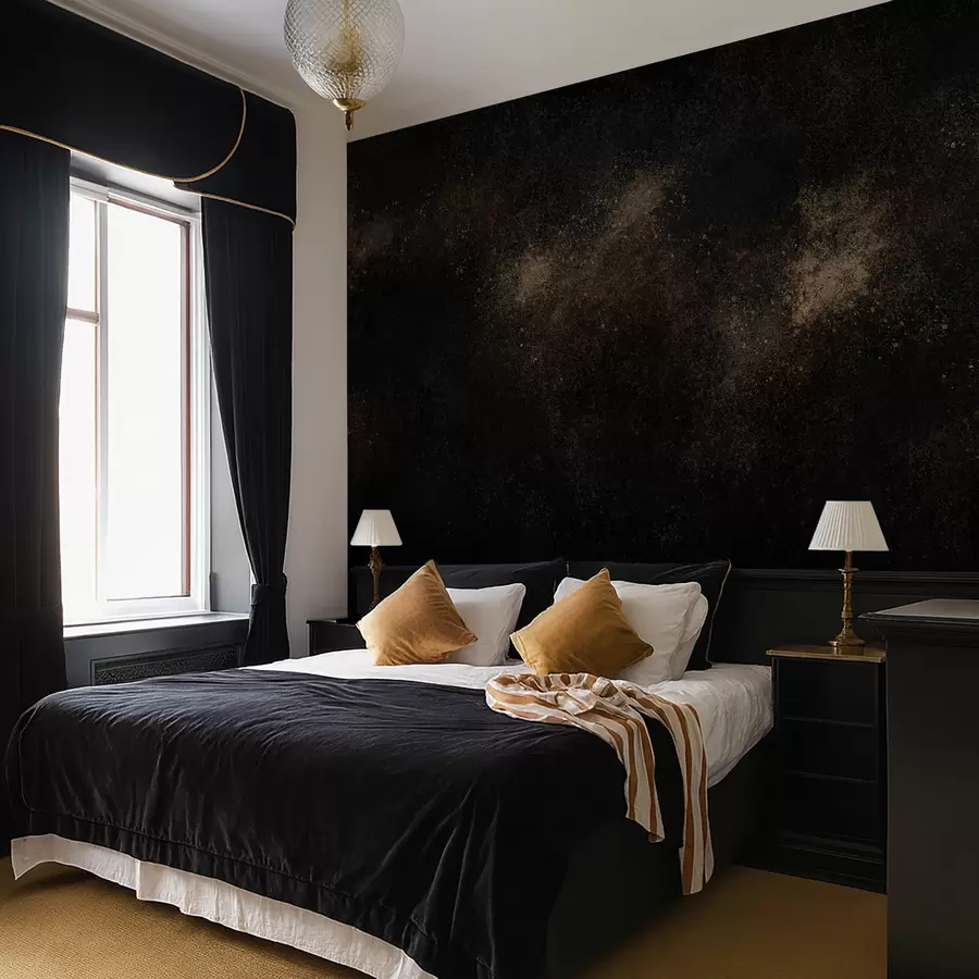wall murals Dark abstract texture with grainy effect w05058
