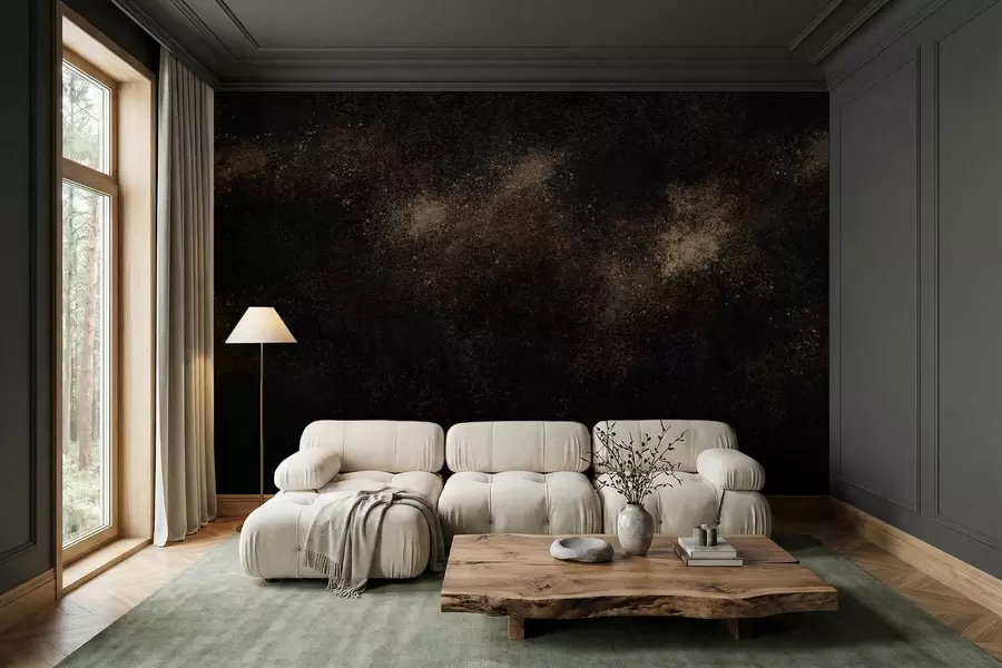wall murals Dark abstract texture with grainy effect w05058