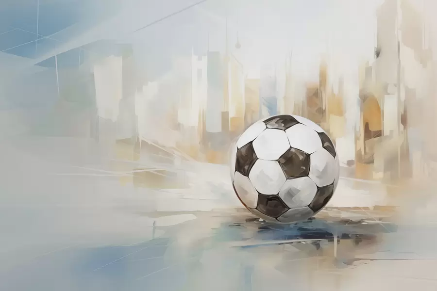 wall murals Soccer ball w05102