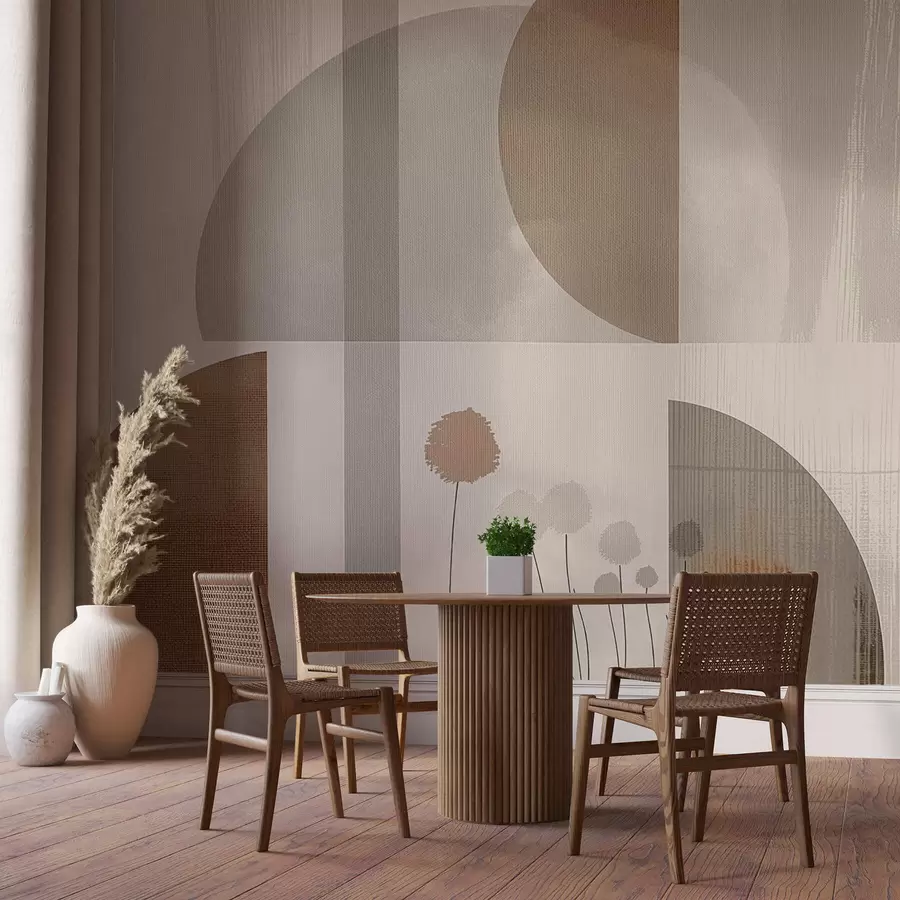 wall murals Flowers and texture w09627